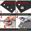 100pcs Prong Rings 4mm Buckle Buttons Metal Colour Pliers Snap Button Claw DIY Set Hand Pressure Plier Rivet Buckle Sew Tool