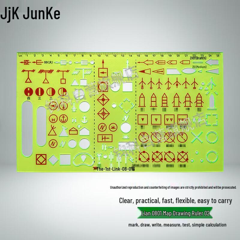 Joint Command Charting Ruler
