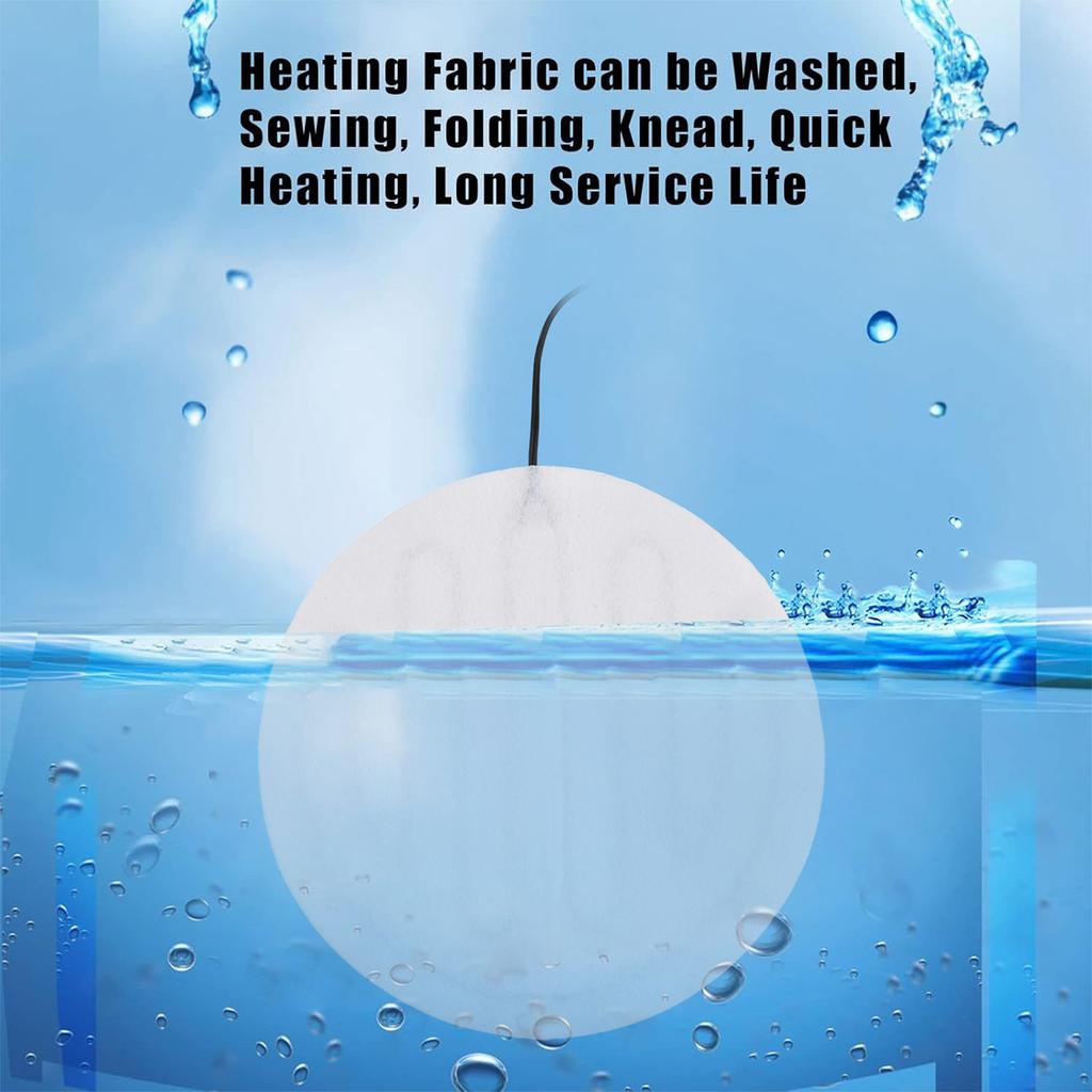 5V Electric Heating Pad 20cm Round Warmer 3 Modes Adjustable Temperature Heat Pad For Keeping Clothing & Pets Warm with USB Plug