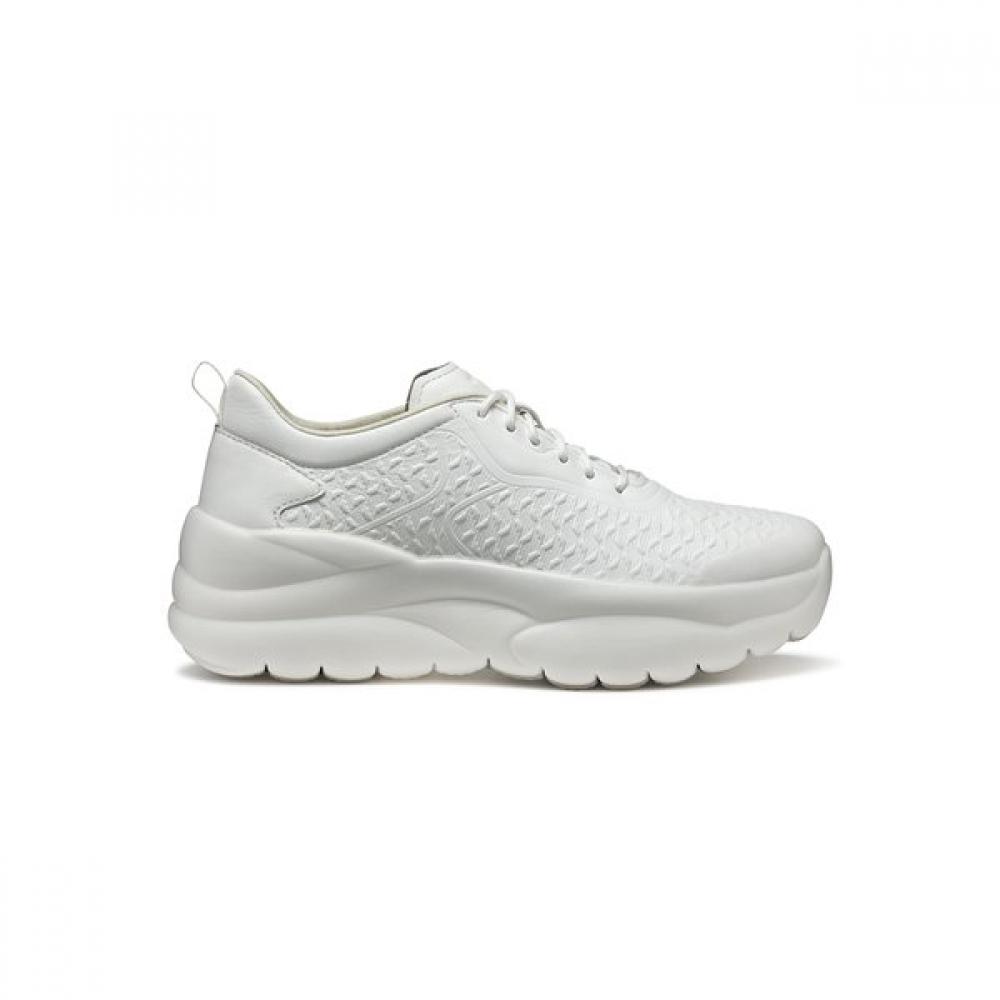 Geox Women S Comfort Wedge SneakerS White 8gx1fb5S9S 39(250)