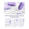 Four Candies Purple Stationery Set with Gel Pens, Correction Tape, Pastel Highlighters, Mechanical Pencil, Sticky Notes & Index Tabs - Study