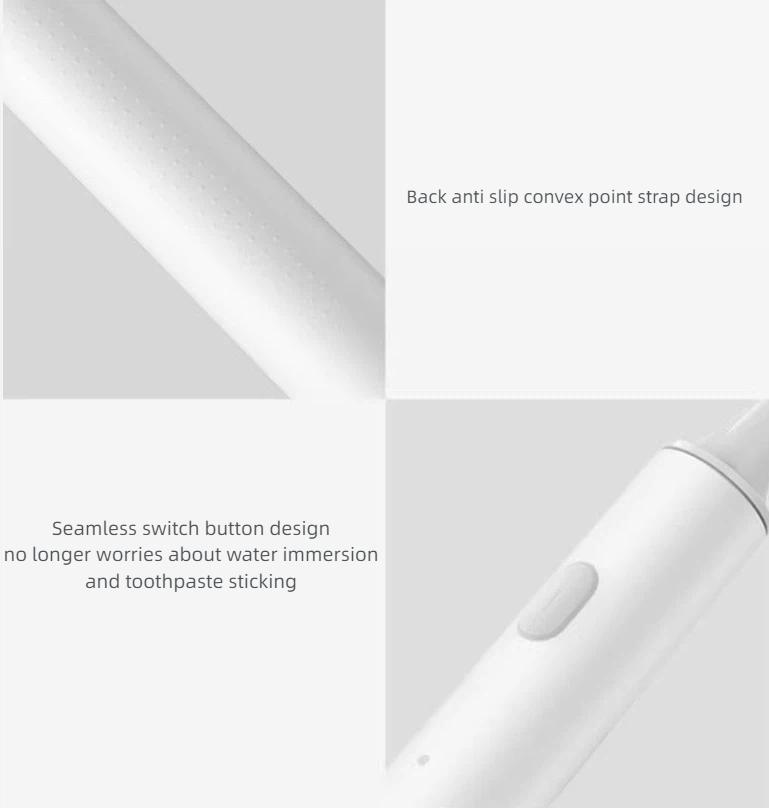 Xiaomi MIJIA T300 Elektrisk Sonisk Tannbørste Ultralyd Whitening Tenner Vibrator Smart Automatisk Tenner Tannbørste