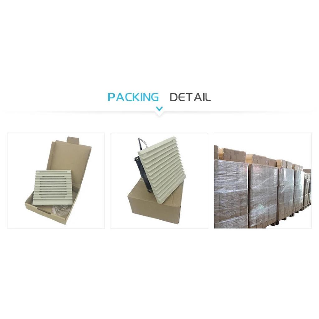 3325-230 172mm Lüfter 230V Elektrisches Schaltschrank-Lüftungssystem Staubdichte Abdeckung Gebläse Abluft Kühlung Industrieller Luftventilator Filter