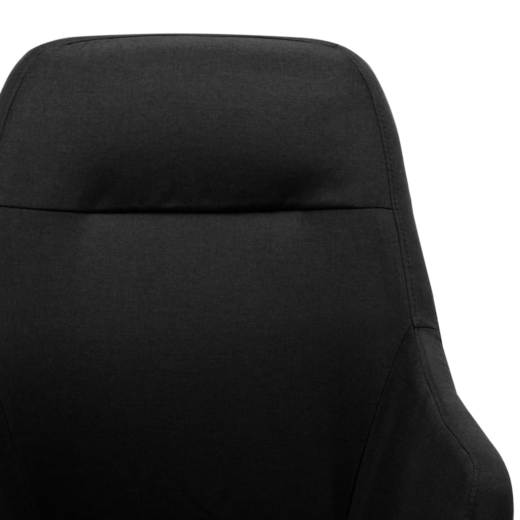 Rocking Chair Black Fabric
