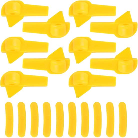 

Tire Machine Part, Tire Machine Duck Head, 20pcs Tyre Changer Mount Demount Head Duck Insert Rim Protector, Tire Changer Accessories