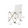 Outdoor Portable and Durable Art Sketching Bench Fishing Chair Folding Chair Multifunctional Oxford Cloth Backrest Fishing Chair