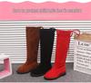 Girls' Korean Style Long Boots - Autumn/Winter 2025 Princess High-Top Children's Shoes