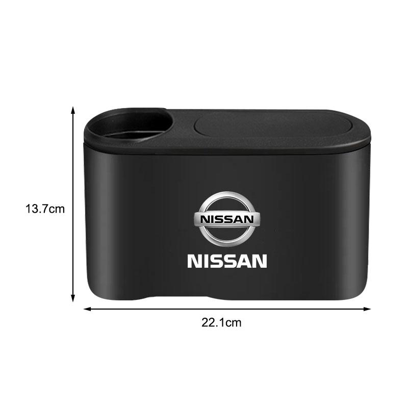 1 Stück Mülleimer Autoemblem Müllbox Behälter Aufbewahrung Autozubehör Für Nissan Nismo Qashqai J11 J10 Juke X Trail T32 Tiida Teana Skyl