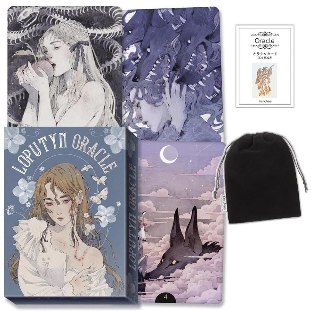 Kancharo Oracle Card Tarot Reading Includes Japanese Oracle Card Basic Instructions Pouch 36-Card Set, [Loputyn Oracle], & (Authentic)