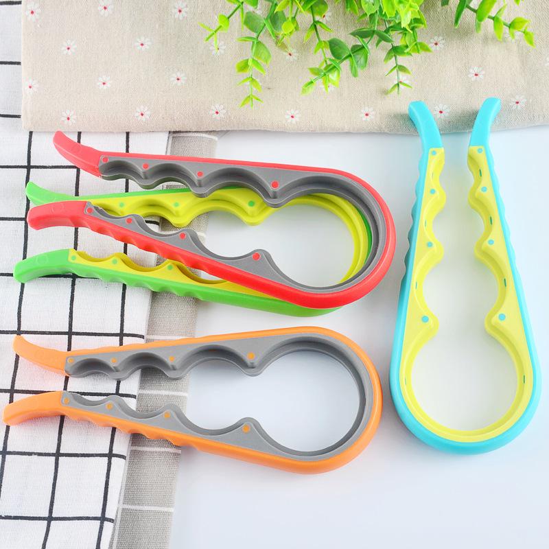 4-in-1 Multifunctional Can & Bottle Opener: Creative, Non-slip Kitchen Tool for Caps