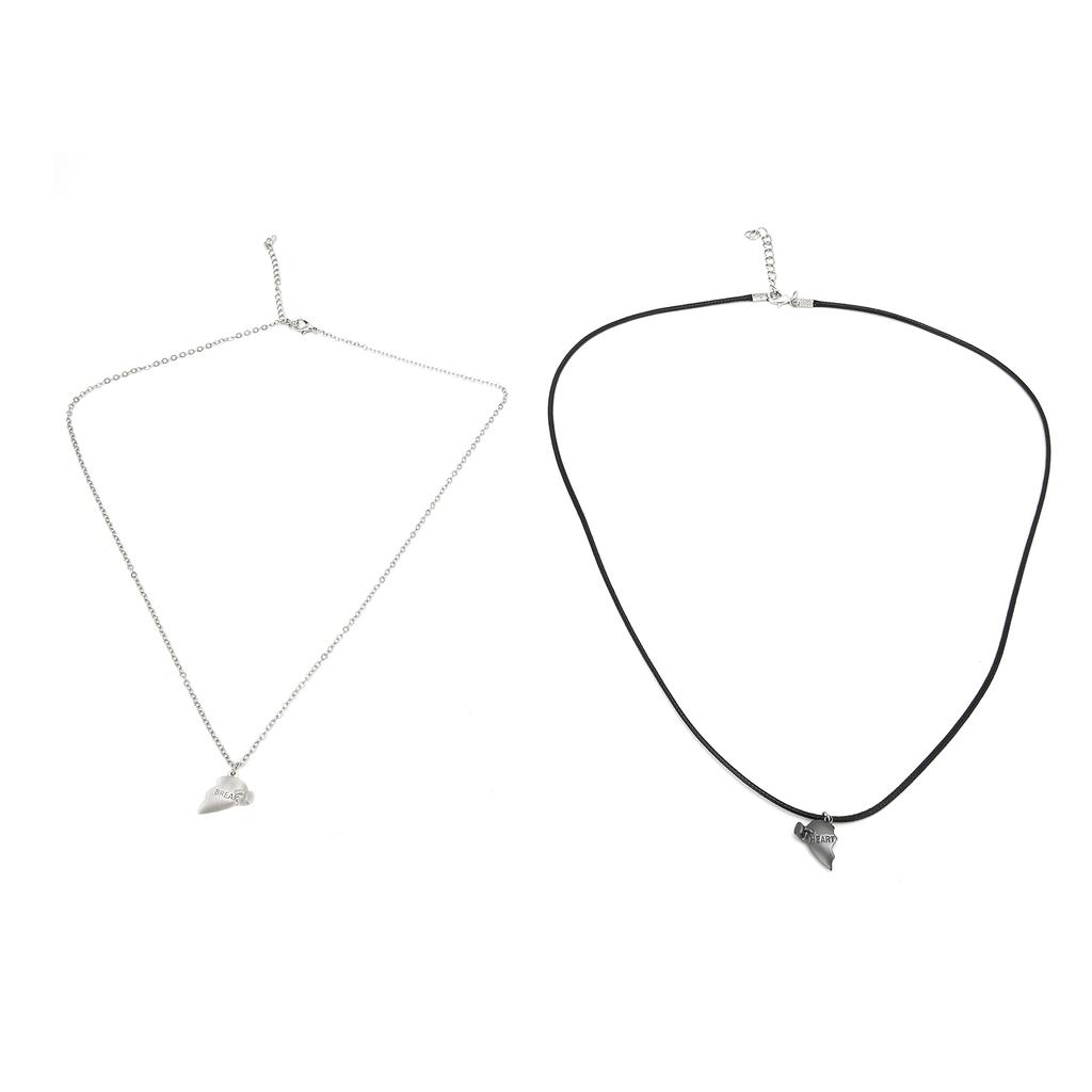 Couple Love Pendant Necklaces Magnetic Matching Necklace Heart Couples Jewelry for Women Men