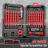 31-in-1 Magnetic Insulated Screwdriver Set – High Voltage Resistant, Phillips & Flathead for Electricians