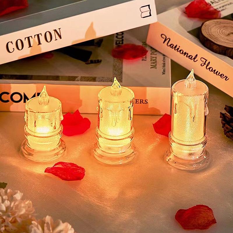 European Style Scented Candle Lamp for Romantic Ambiance and Warm Lighting