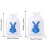 10PCS Bunny Pattern Easter Candy Bags Reusable Eco-Friendly Rabbit Candy Bags Festival Decorative Gift Packaging Bags
