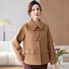 Stylish Spring & Fall Wool Coat for Petite Middle-aged & Elderly Women 2026
