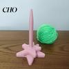 Yarn Flow Enhancer 3D Printed Spinner Smooth Rotating Holder Cute Tension Device Star Tangle-Free for Crocheting Knitting Lovers Universal