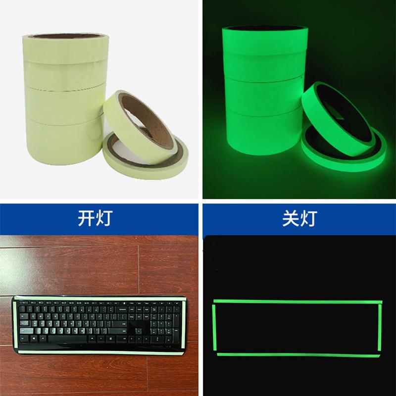 Leuchtband Leuchtband Grün Warnung Bodenlicht Lagerung Treppe Rutschfester Aufkleber Reflektierendes Fluoreszierendes Band