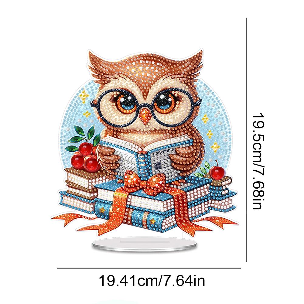 Acrylic Colorful Animal Diamond Painting Tabletop Ornaments Kit Diamond Painting Desktop Ornaments Kit for Home Office Decor
