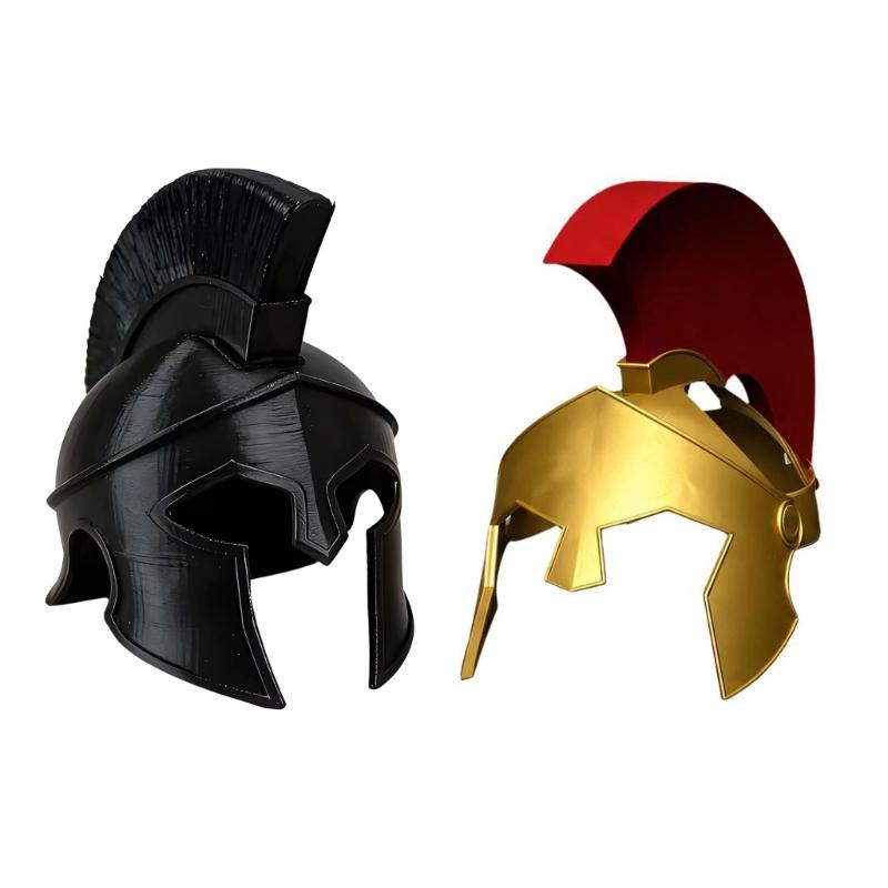 Knight-Design Cats Headpiece, 3D Printed Costume Helmet with a Sanded Paintable Surfaces for Photos and Cosplay