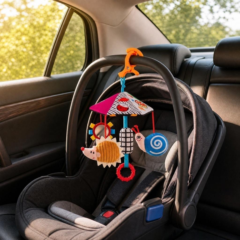 Baby Mobile with Rotating Hanging Toys for Car and - Soft Infant