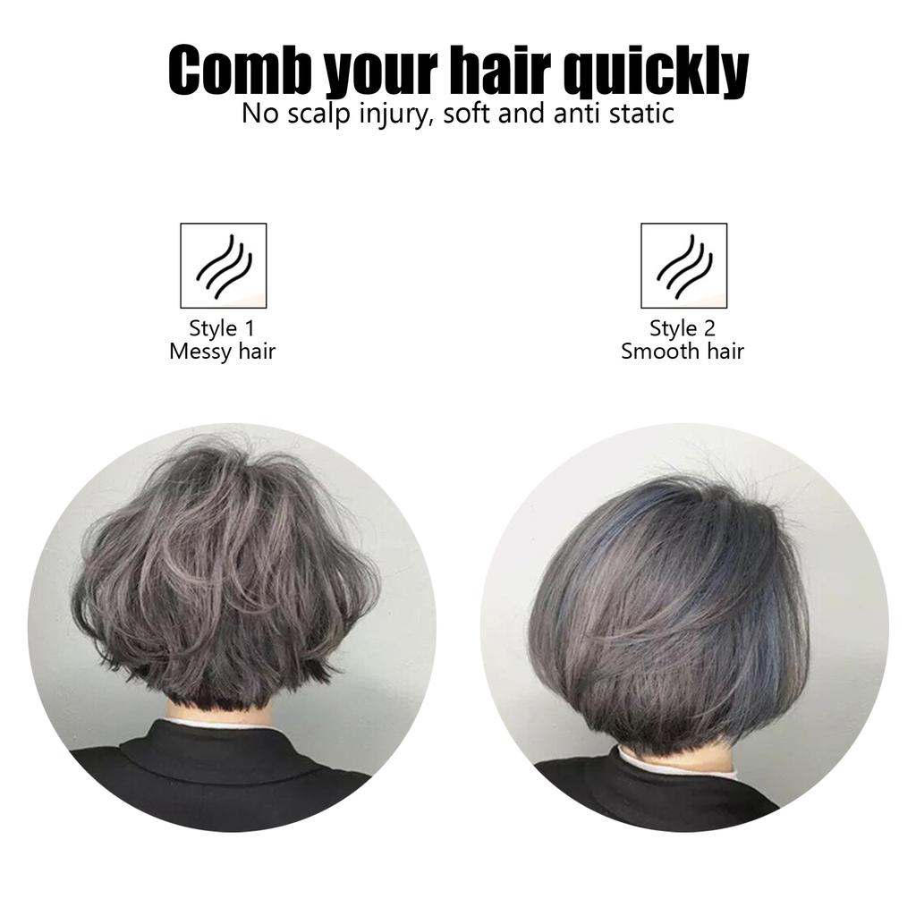 Cepillo de pelo redondo para rizar, cepillo pequeño de madera, unisex, para secado por soplado, uso doméstico