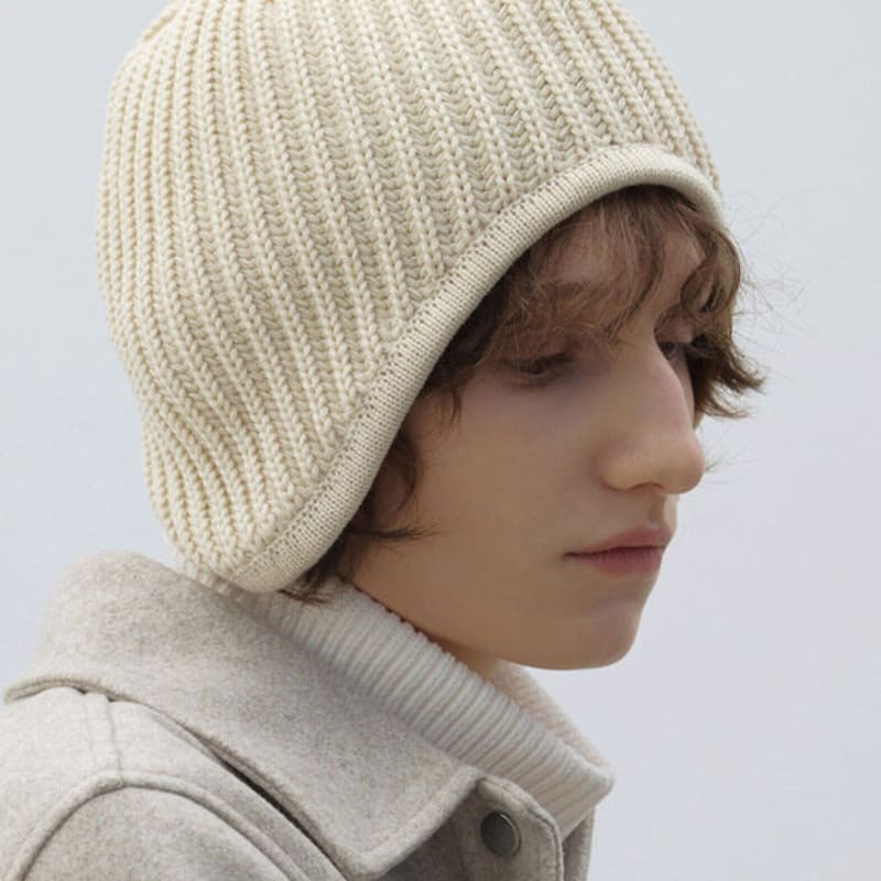 

UNDERCONTROL STUDIO EAR FLAP BEANIE / SOLID a / CREAM FREE