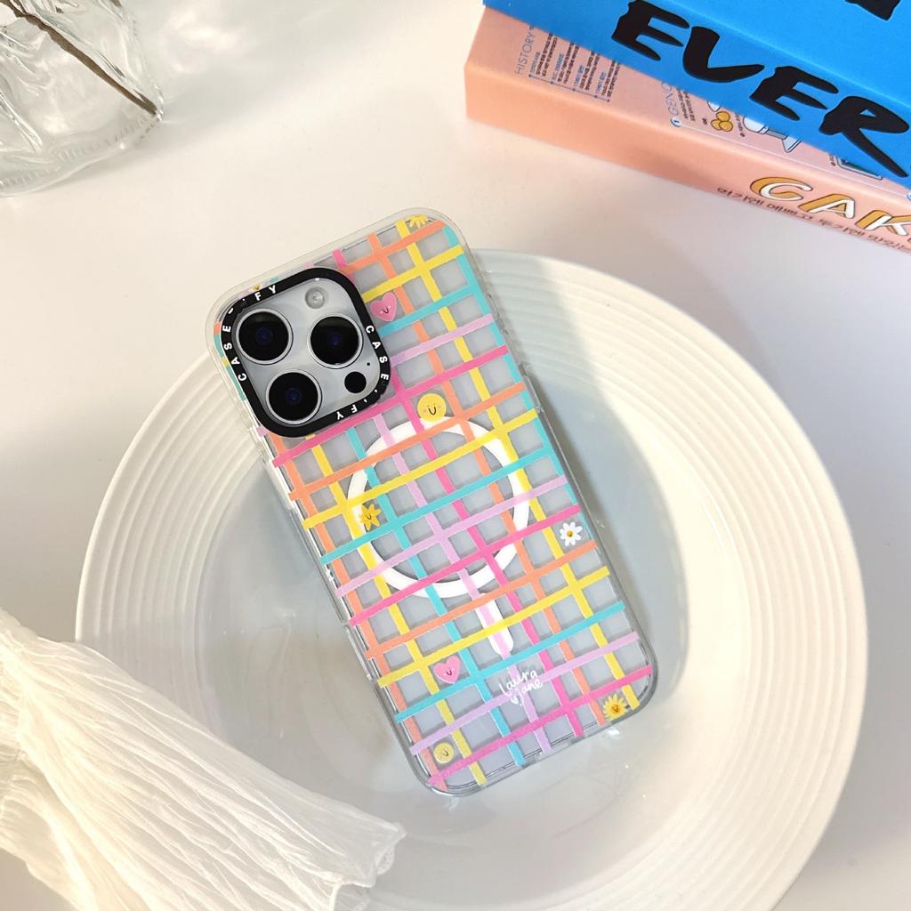 C Shell Two-in-one Magnetic Summer Floral for IPhone14 for Apple 15 Mobile Phone Case 13proma Personalized Creativity