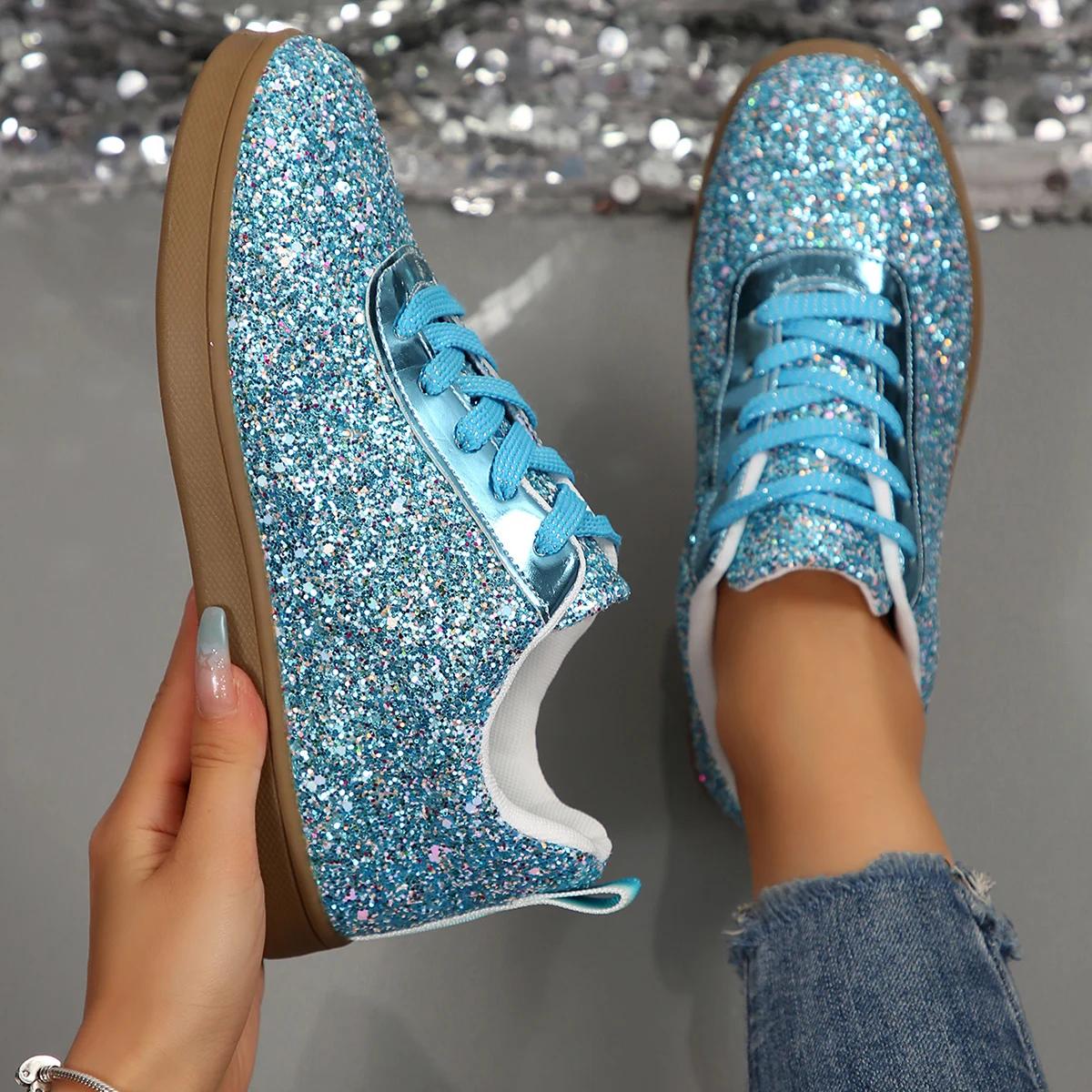 

Весна 2025 Новые женские кроссовки Комфортная спортивная обувь Женские ретро кроссовки на шнуровке Повседневные кроссовки на платформе Женская обувь 35 небесно-голубой