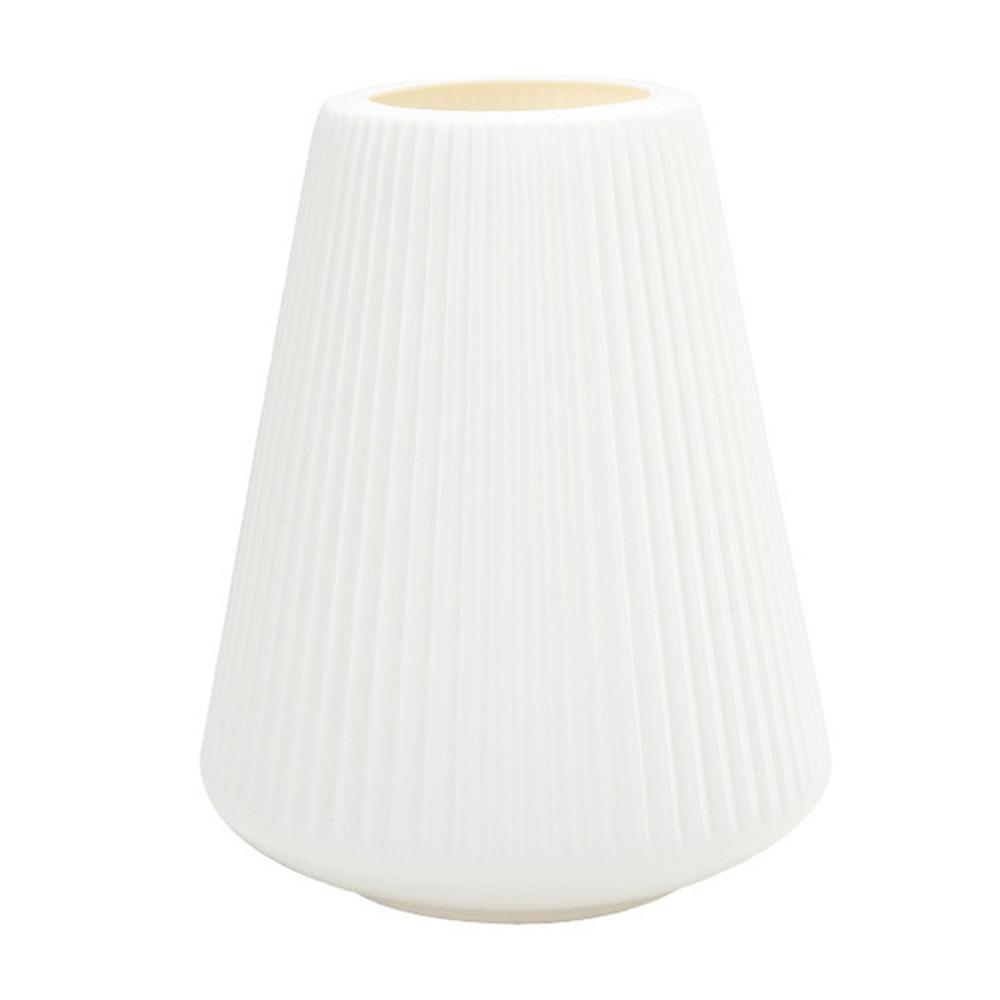 

Creative Vase Ornament Flower Pot Dry Wet Flower Decorative Ceramic-Look Plastic Container C