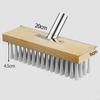 Floor Scrub Brush Head Cleaning Brush Rough Wire Brush for Outyard Rough Surfaces Concrete Floor Tile Surfaces Wooden Decks