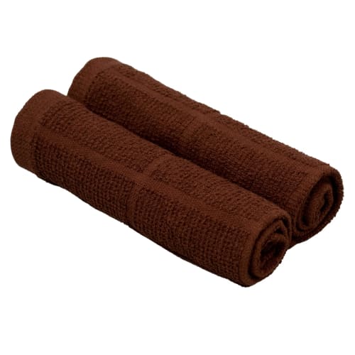 

19-inch Brown Hand Towels, 50 count, 100% Cotton, Thin and Easy to Wring Out, Quick to Dry. A versatile, versatile size for kitchen towels, dish towel