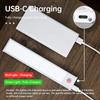 LED Motion Ultra Thin Sensor Nachtlicht Stufenloses Dimmen Kabelloses USB Unter Fernbedienung Schrank Lichter