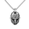 Gotische Hip Hop Totenkopf Anhänger Halsketten Für Männer Edelstahl Punk Mode Skelett Halskette Halloween Schmuck Geschenke Großhandel