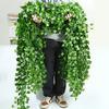 72 Bladeren 2M Klimop Groen Nep Bladeren Slinger Kunstmatige Wijnstok Bladwerk Plastic Rotan Touw Muurhanger Plant Huis Feest Bruiloft Decoratie