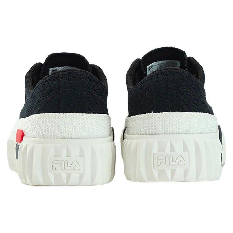 Fila Gear Casual Comfortable Low-Top Skate Shoes Women Sneaker Black White F12W322310FBG