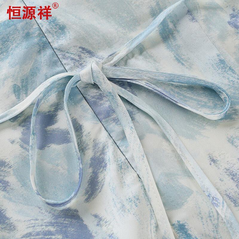 Hengyuanxiang Romantic Print Midi Dress