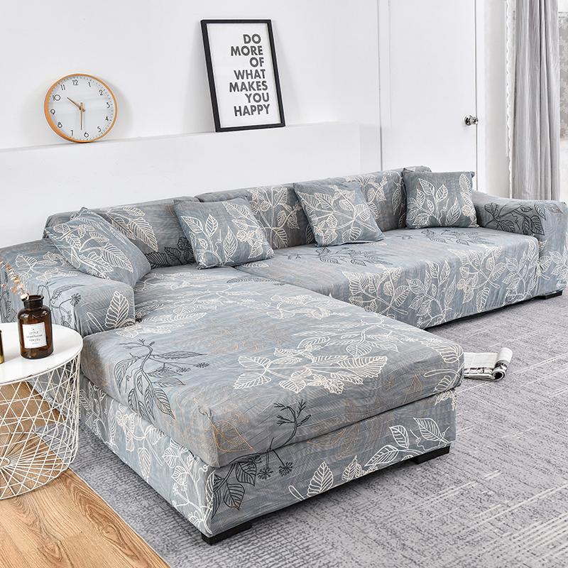 Chaiselongue-Sofabezug in L-Form, 2 Stück erforderlich, Stretch-Sofabezug, universeller Stretch-Ecksofabezug, Schnittschutz