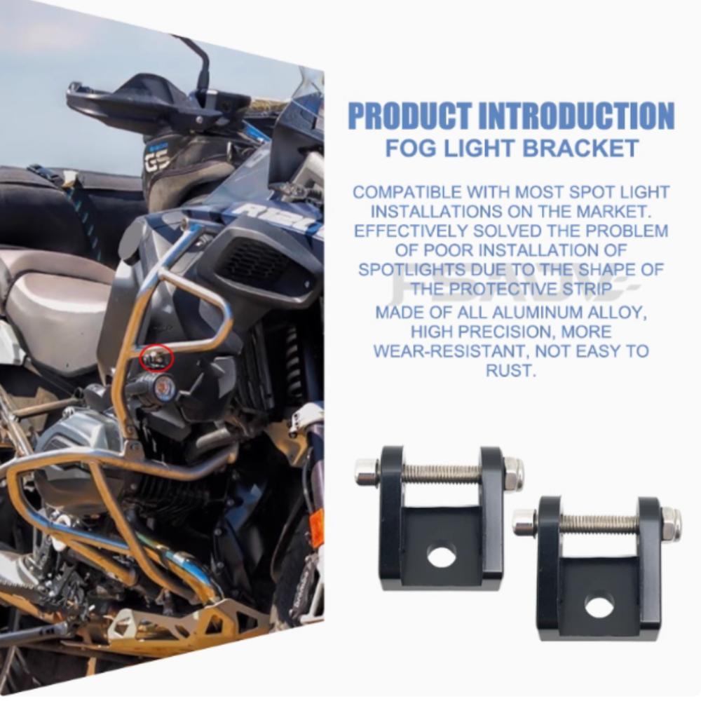 For BMW R1250GS ADV R1200GS ADV Motorcycle Accessories Modified Spotlight Bracket Bumper Bracket