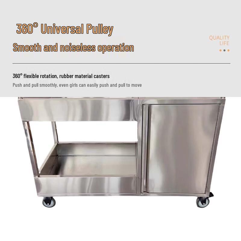 Sule Stainless Steel Waste Collection Cart