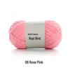 Ruyi Bird Little Bean Snow Chenille Yarn for DIY Crochet Doll - Cute Ice Stripe Yarn Ball