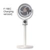 Retractable Air Circulation Fan Dual Purpose USB Shaking Head Electric Fan for Tabletop  With Remote Control Timing  Night Light Floor Fan 12W