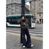 Unisex Trendy Punk Camouflage Embroidered Hooded Sweatshirt for Autumn/Winter - Cool Loose-Fit Versatile Jacket.