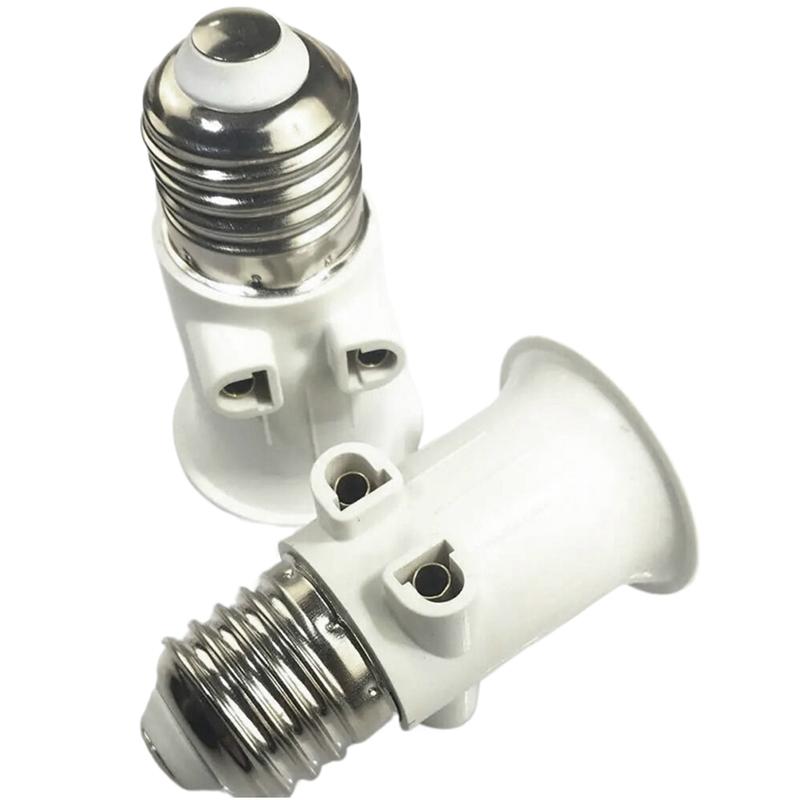 E27 Rozbočovací hlava s plamenem Převodník Zástrčka Konektor E27 Adaptér pro žárovku Patice Objímka pro žárovku Konverze Patice Světelné příslušenství