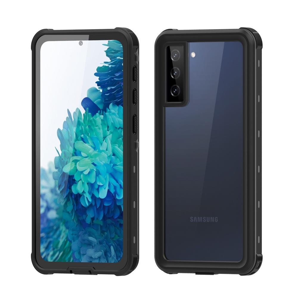 

Samsung S21 Ultra/Plus Waterproof Outdoor Sports Case - Full Coverage, Drop-proof Protection for Swimming S21 Ultra черный серый