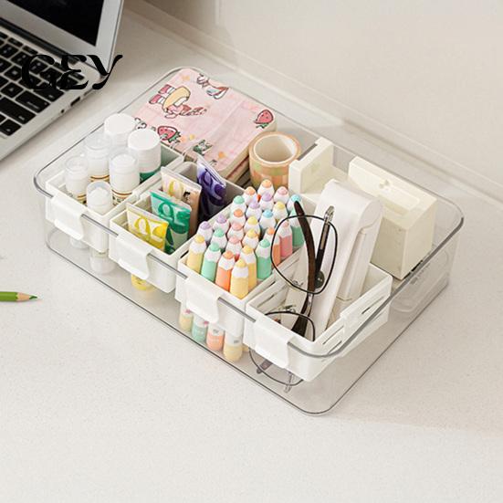 Space-saving Fridge Rack Refrigerator Door Organizer, Partitioned Storage Hanging Basket, with Snap-On Snack Container Telescopic Design, for
