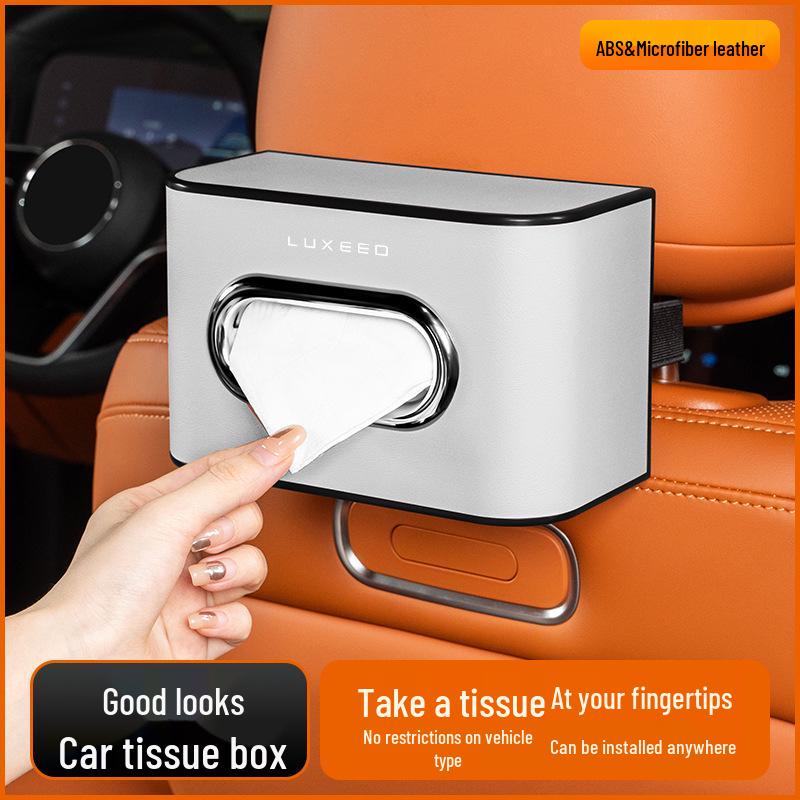 Zhiji R7 S7 Car Tissue Box: Armrest & Seat Back Hanging Decor