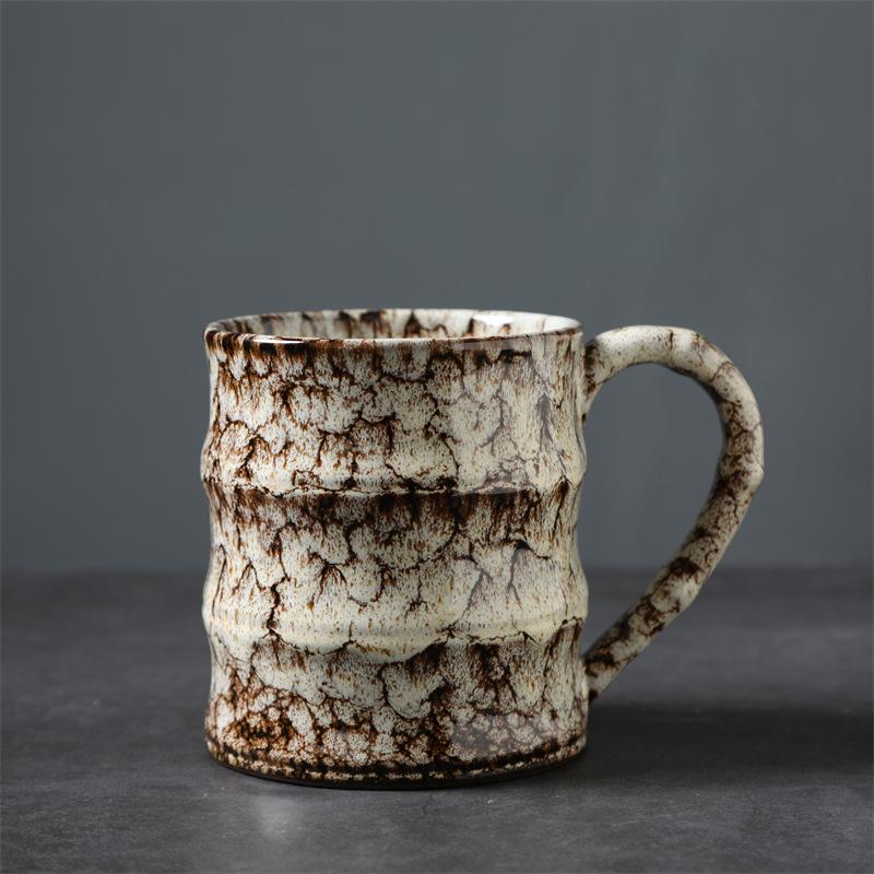 Large-Capacity Ceramic Kiln Change Water Cup Creative Coffee Cup Hot-Selling Ceramic Cup Creative Cup