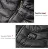 Herren Winter Smart USB Beheizte Baumwolljacke - Verstellbar, Konstante Wärme