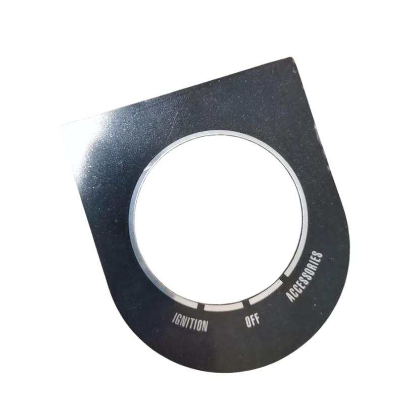 Motorcycle Dash Cover Switch Nameplate, Easy to Install, 71302-93A Aluminum Alloy Decoration High Performance
