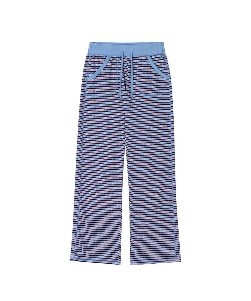 CRANK Candy Stripe Lounge Pants_Blue
